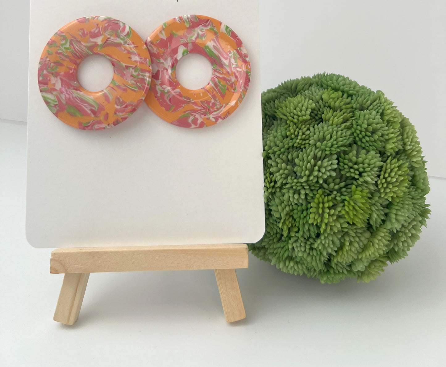 Orange Sherbert Glazed Donut