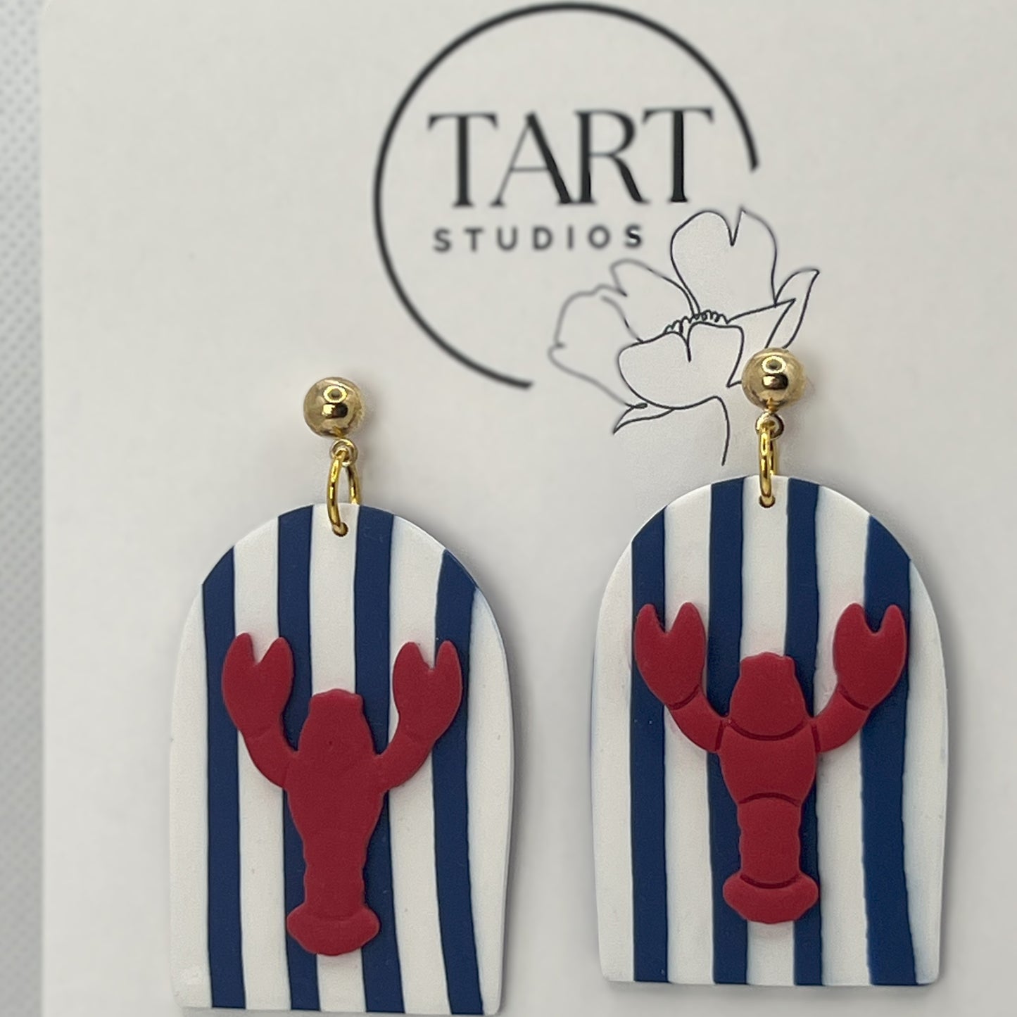 Stripe Lobster Dangle