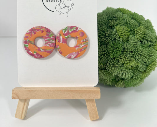 Orange Sherbert Donut